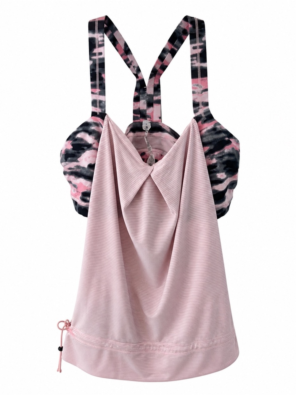 Lululemon Built-In Bra Racerback Tank Soft Pink Size 8